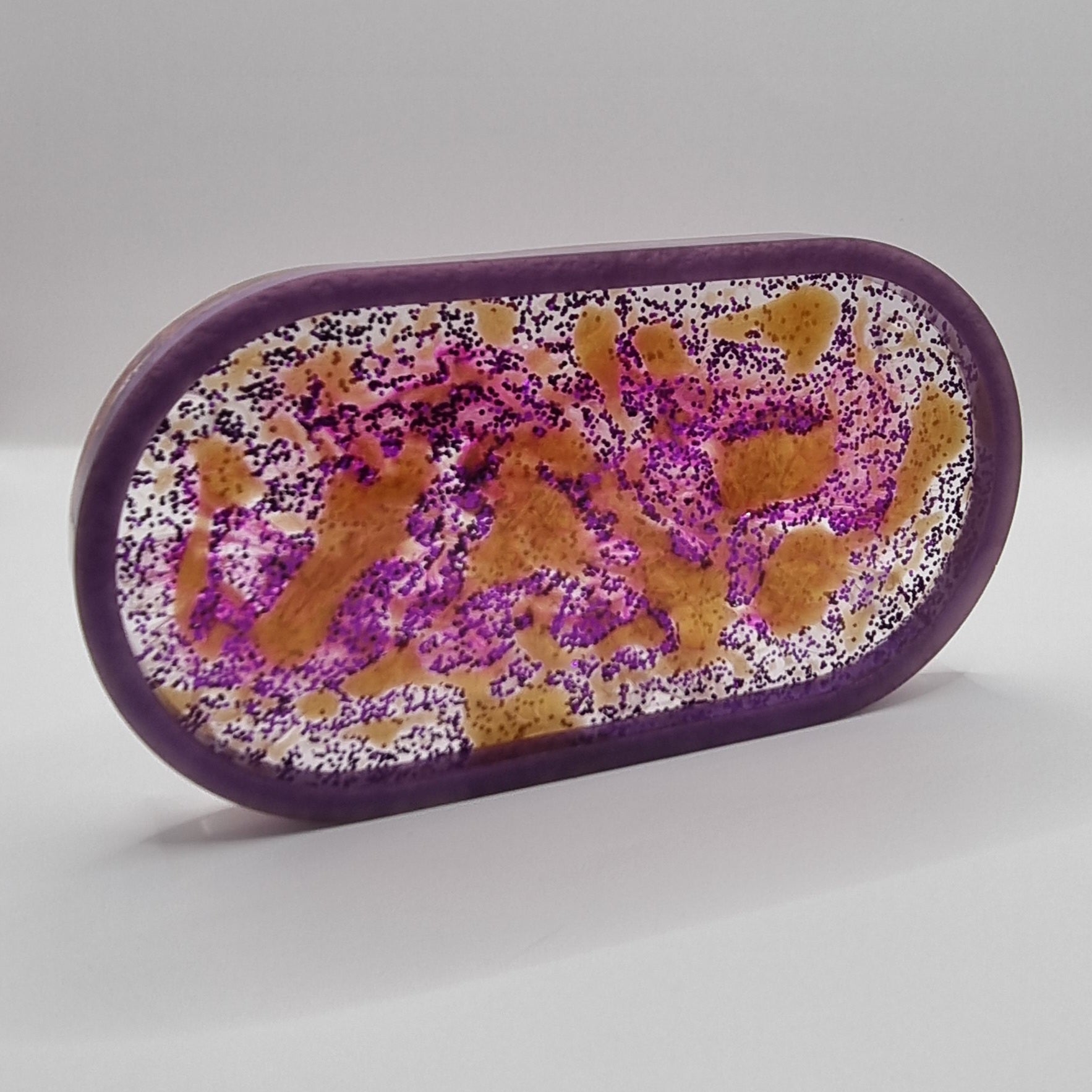 Cosmic Purple & Gold 3-piece Set - Decorative Tray