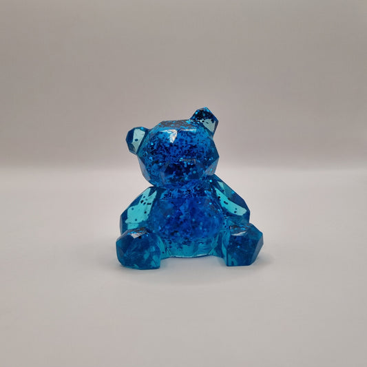Blue Glitter Teddy Bear