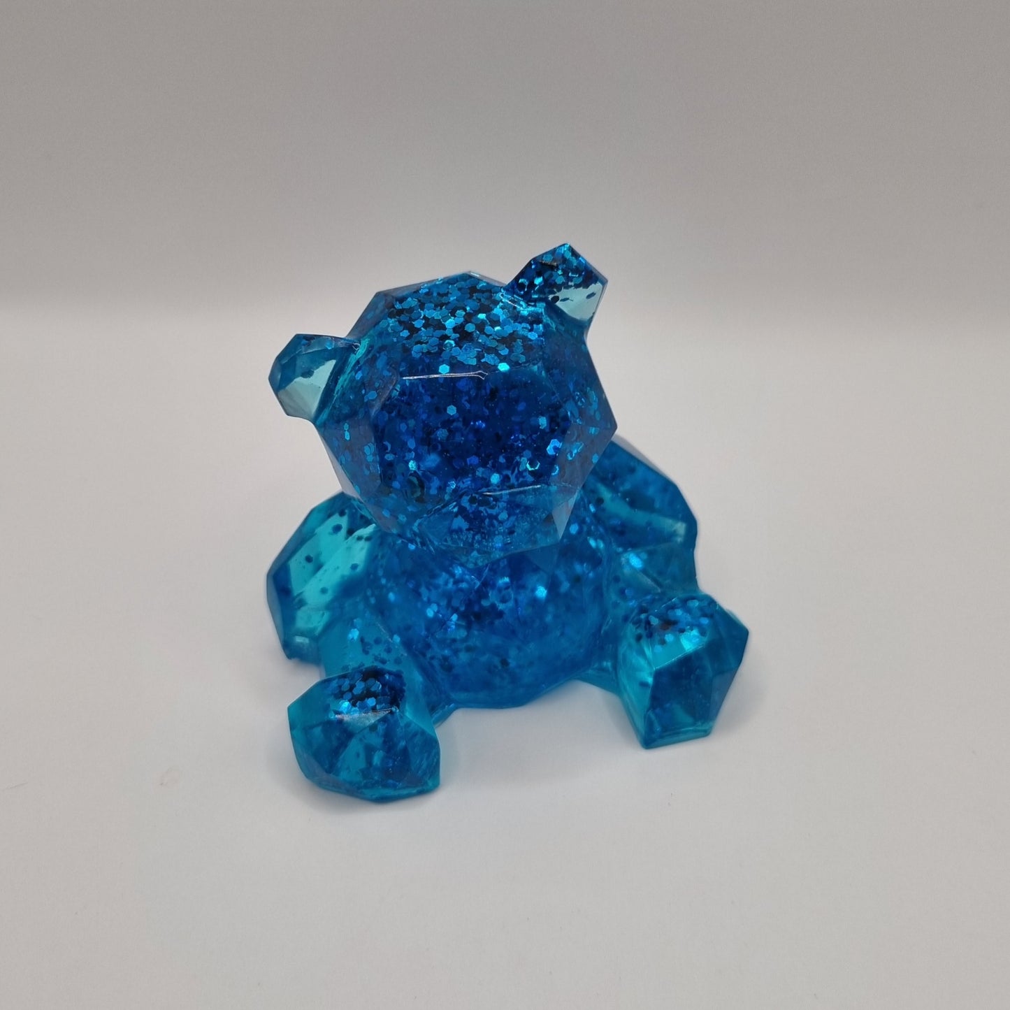 Blue Glitter Teddy Bear