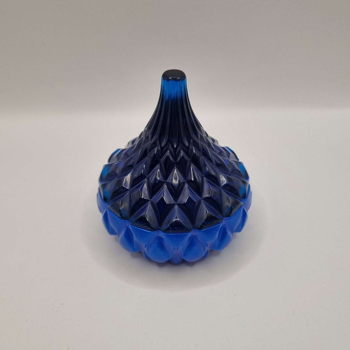 Blue Teardrop Trinket Pot