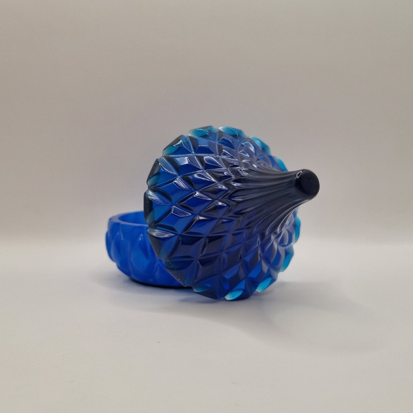 Blue Teardrop Trinket Pot