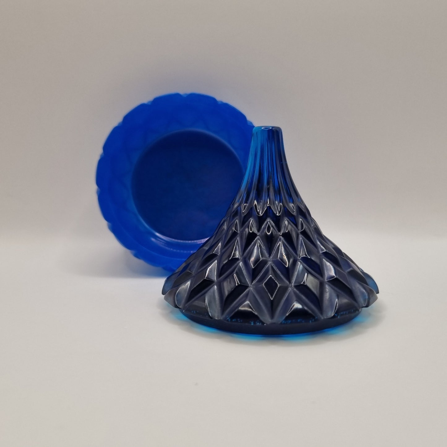 Blue Teardrop Trinket Pot