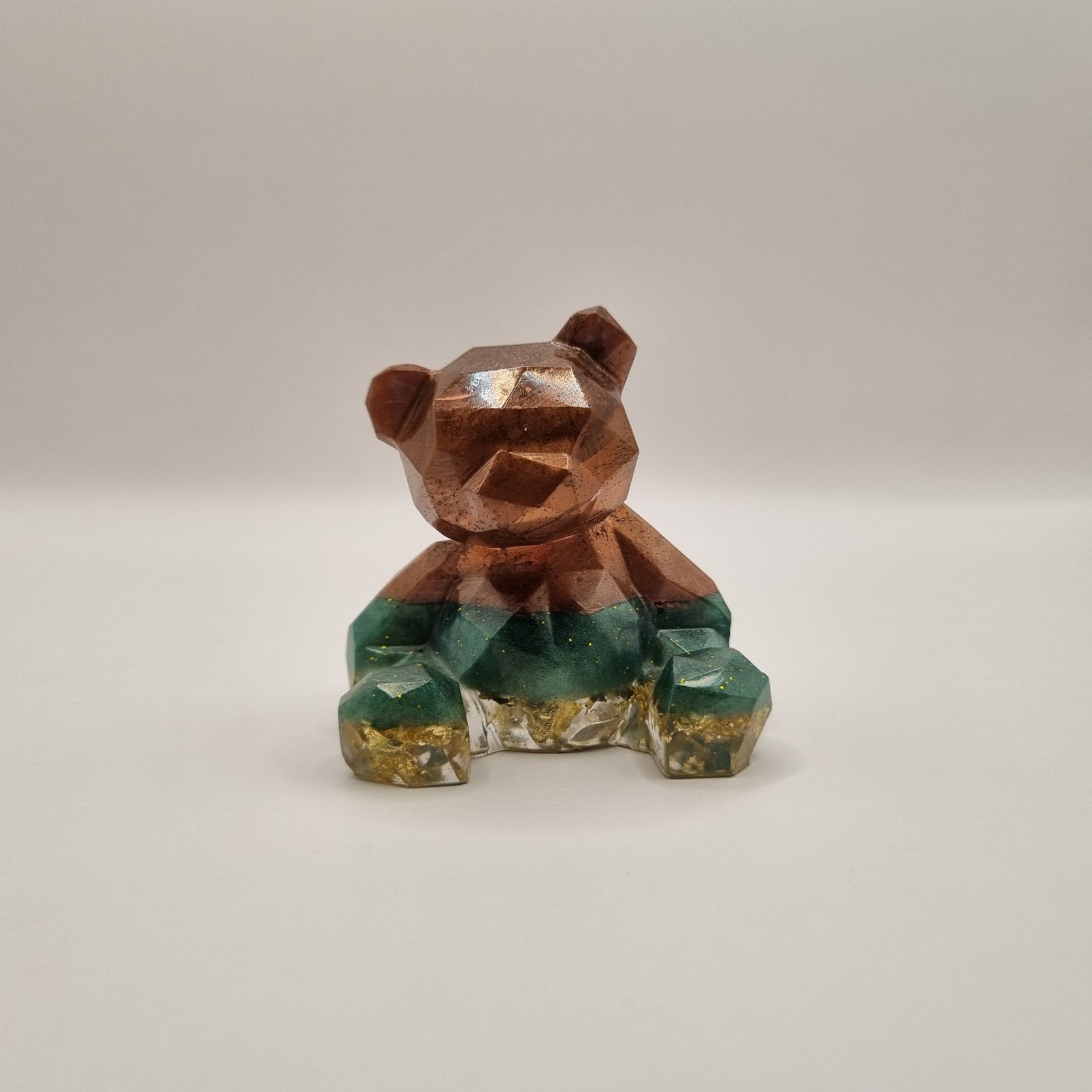 Bronze & Avocado Teddy Bear
