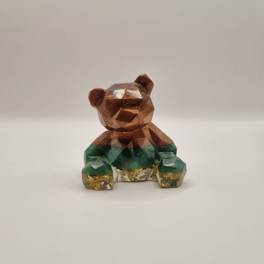 Bronze & Avocado Teddy Bear