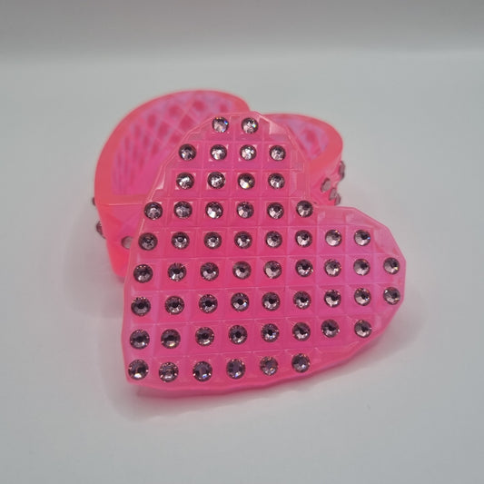 Glow-In-The-Dark Pretty Pink Heart Shaped Box