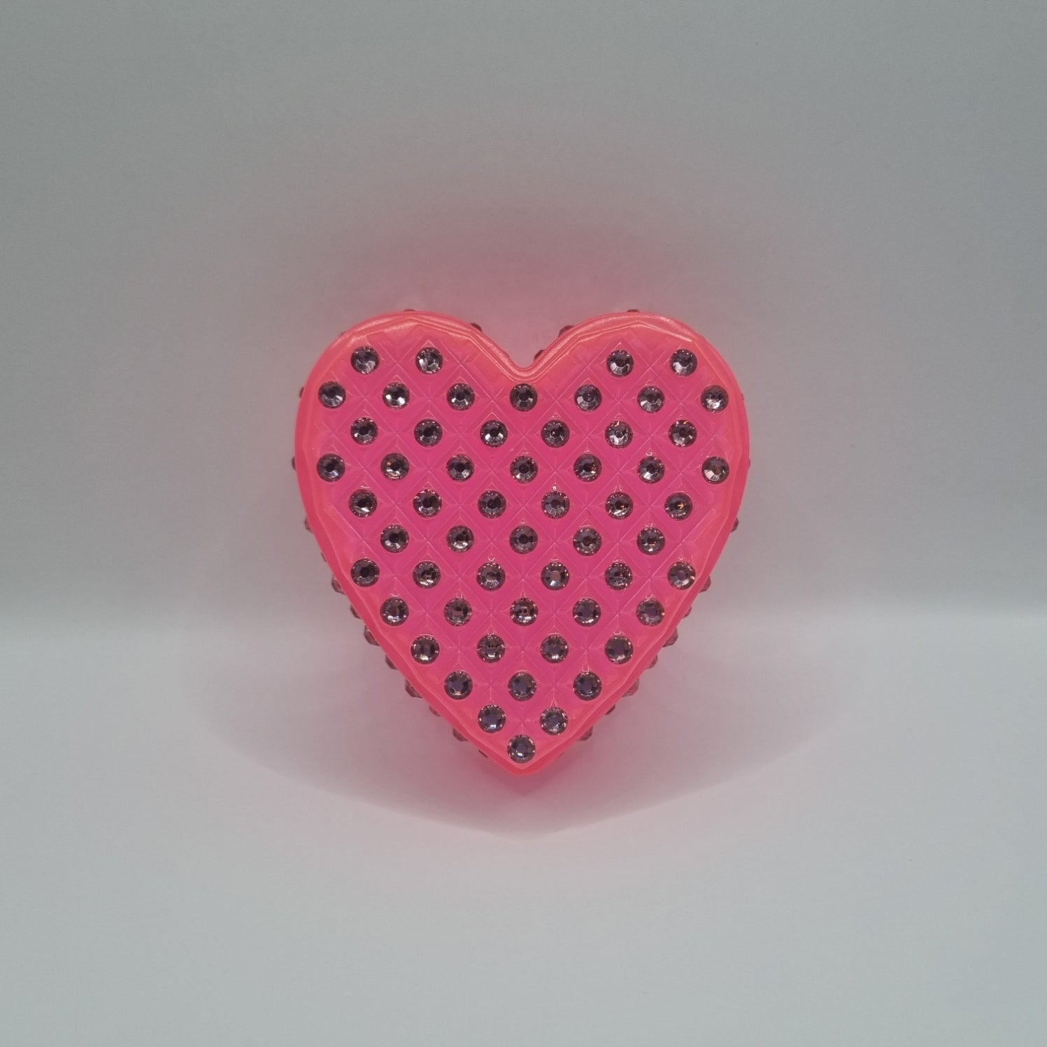 Glow-In-The-Dark Pretty Pink Heart Shaped Box
