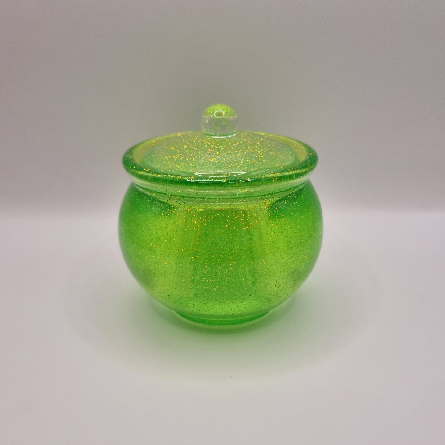 Fluorescent Green Candy Jar