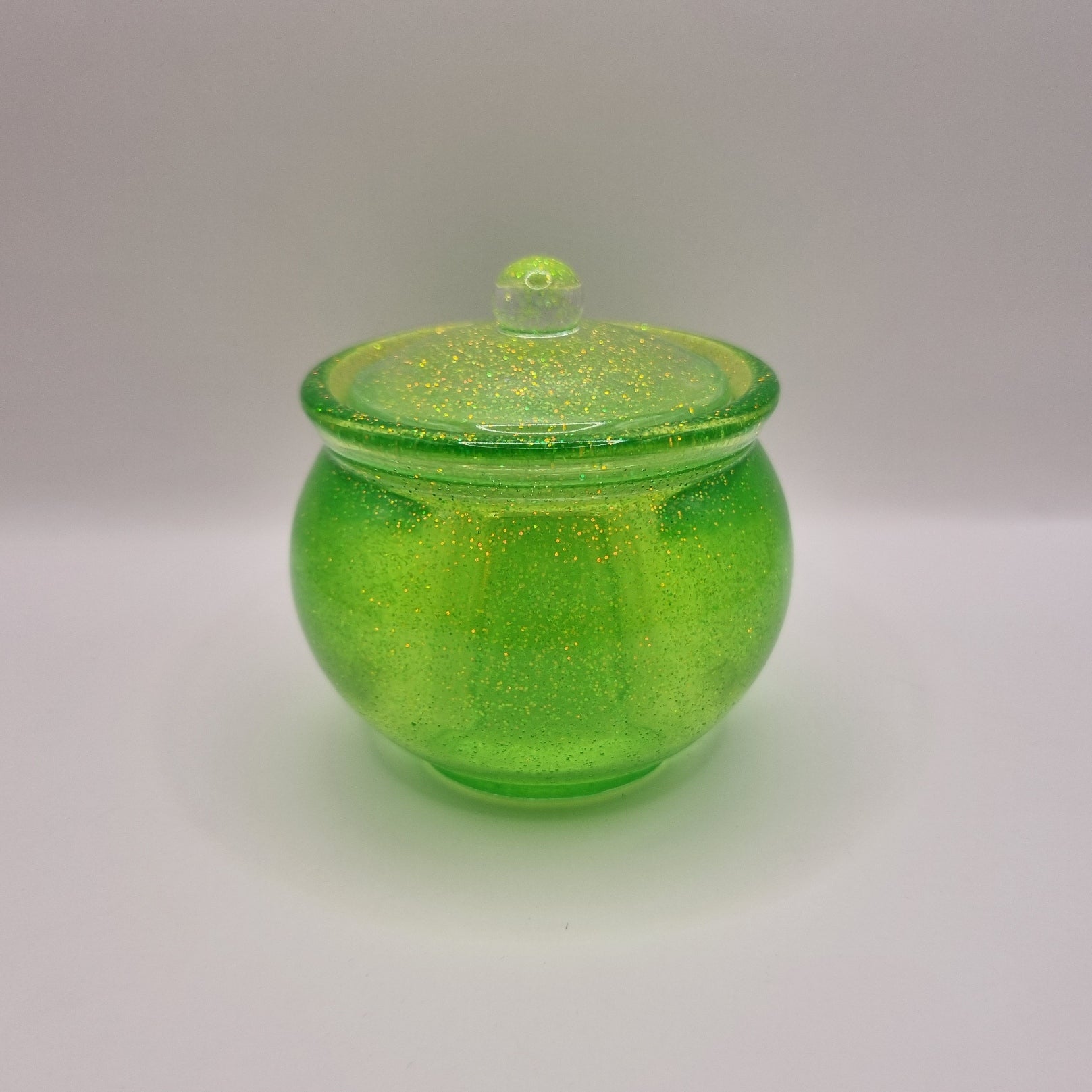 Fluorescent Green Candy Jar
