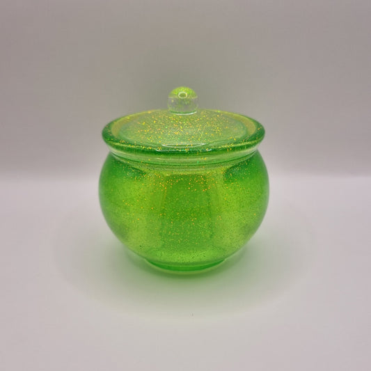 Fluorescent Green Candy Jar