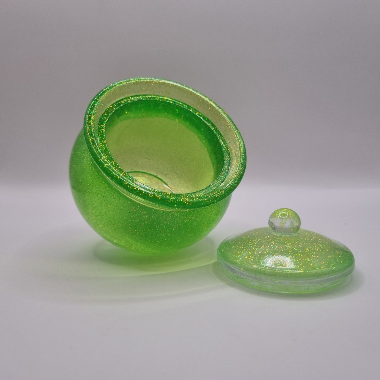 Fluorescent Green Candy Jar