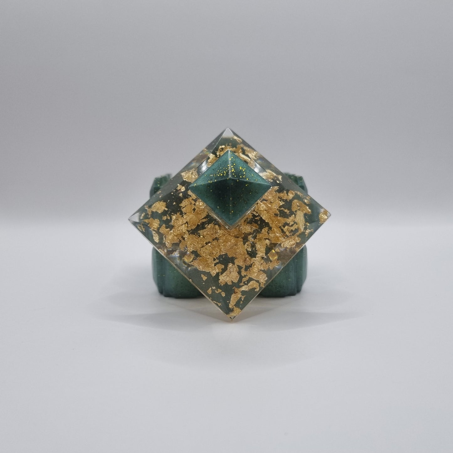 Dark Green & Gold Jewellery Box