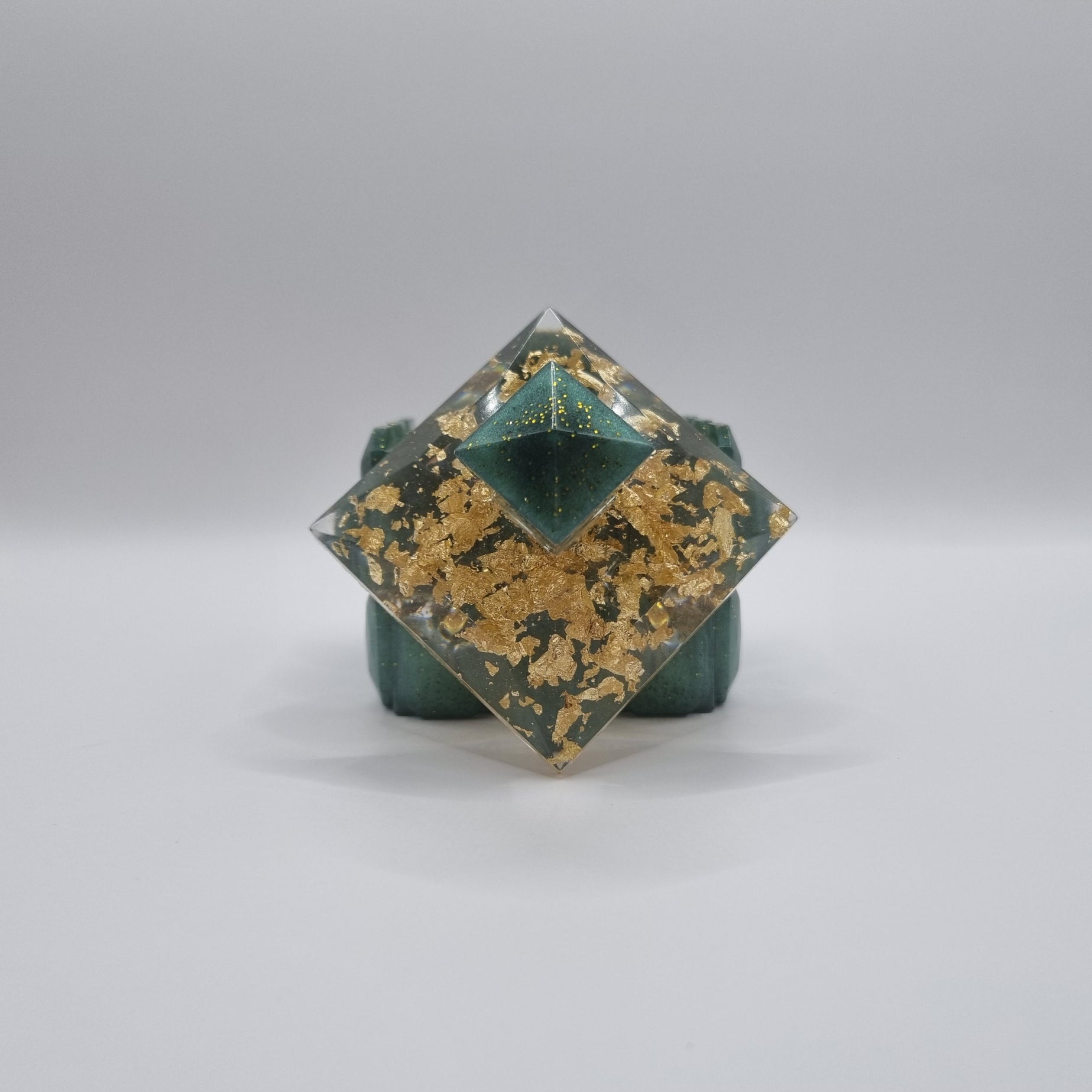 Dark Green & Gold Jewellery Box
