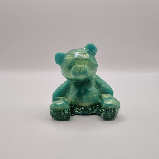 Jadette & Green Glass Teddy Bear