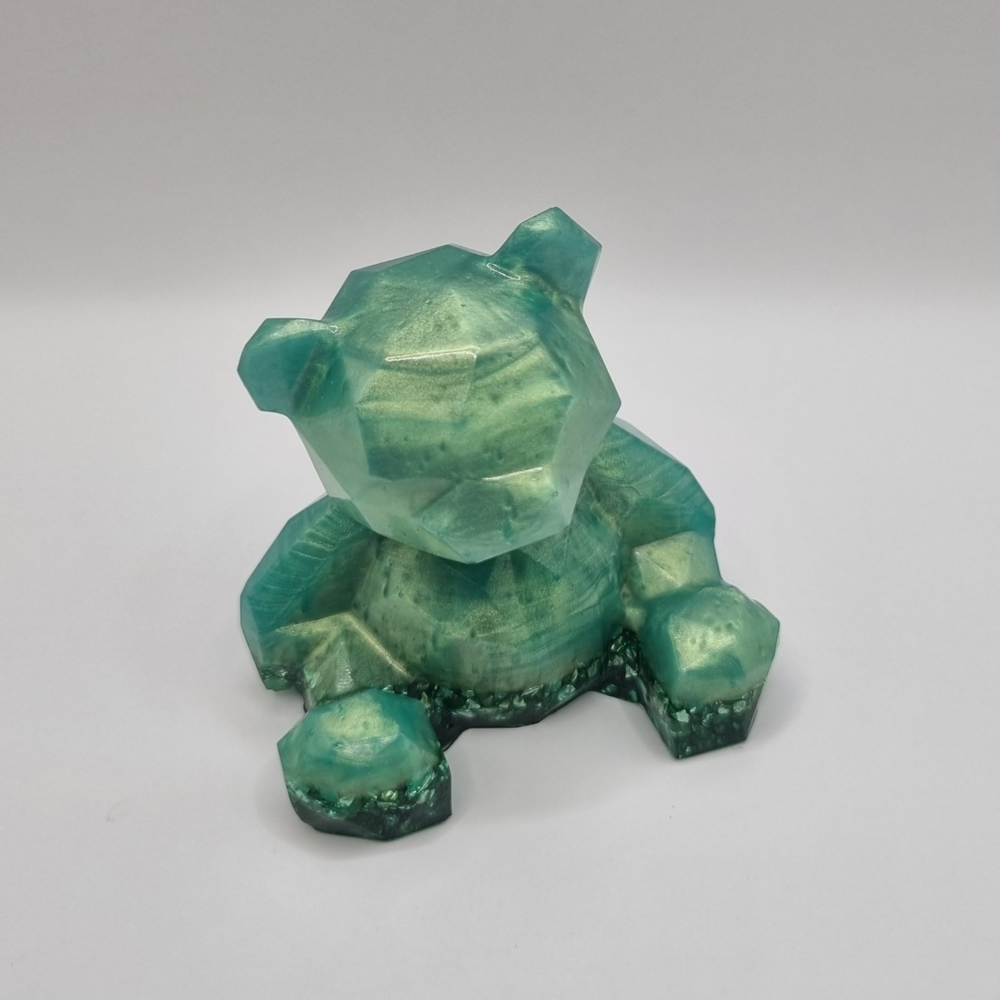 Jadette & Green Glass Teddy Bear