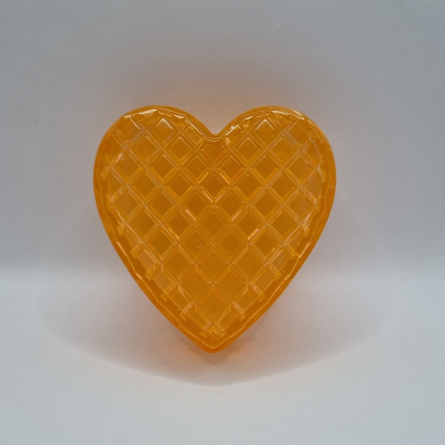 Orange Heart Shaped Box
