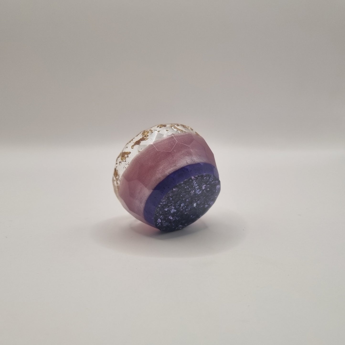 Purple & Gold Foil Ring Pot