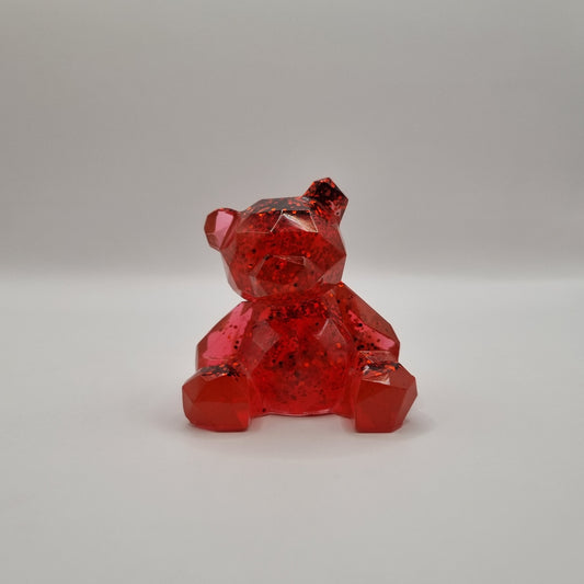 Red Glitter Teddy Bear