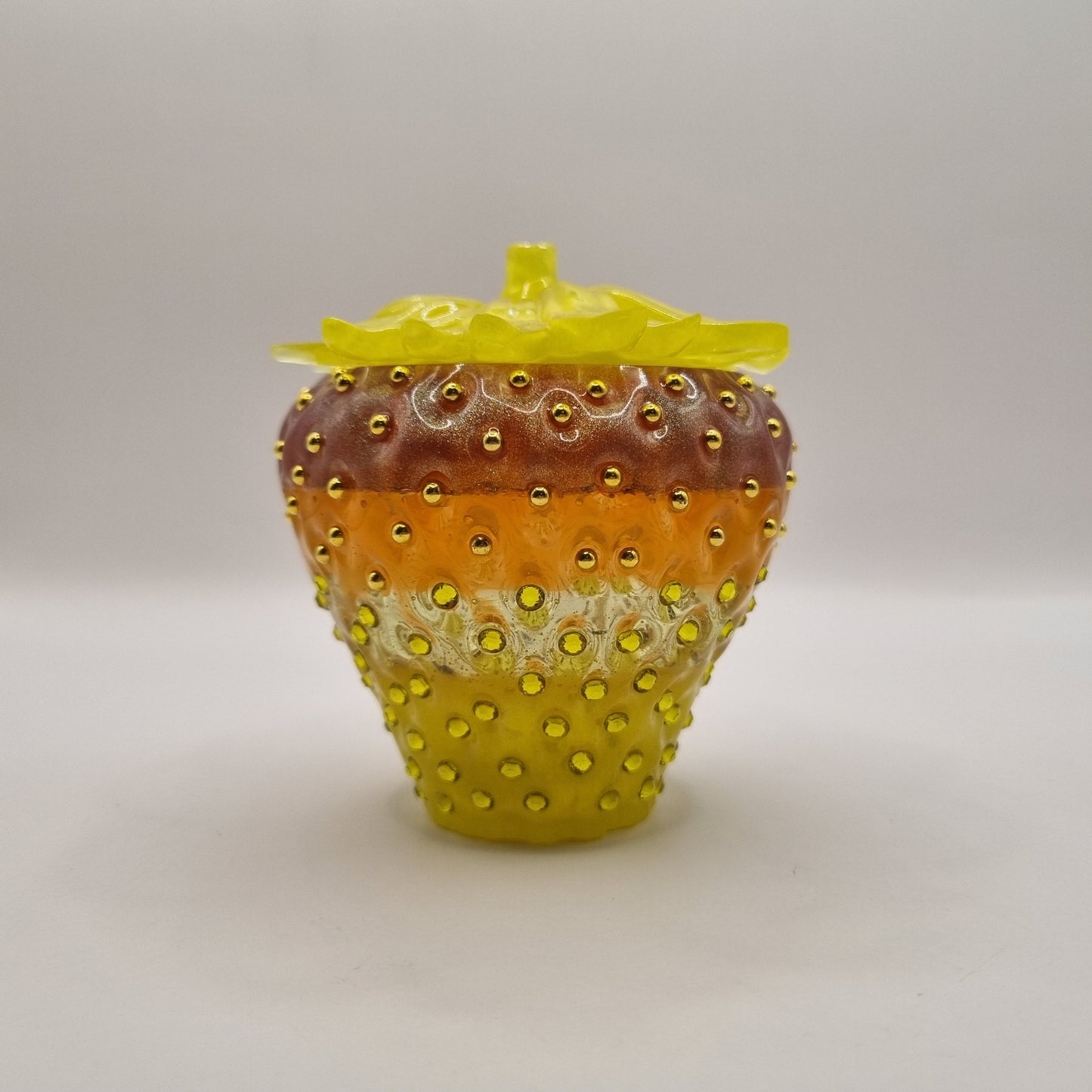 Novel Sunshine Strawberry Trinket Pot