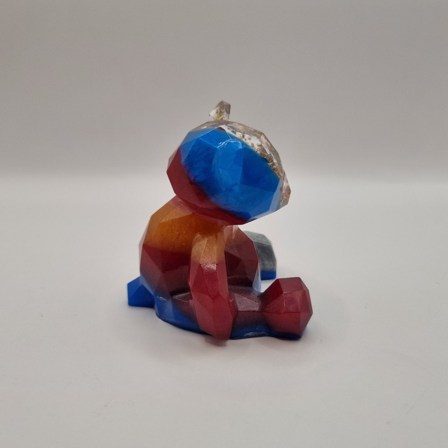 Multi-Colour Teddy Bear & Ring Pot