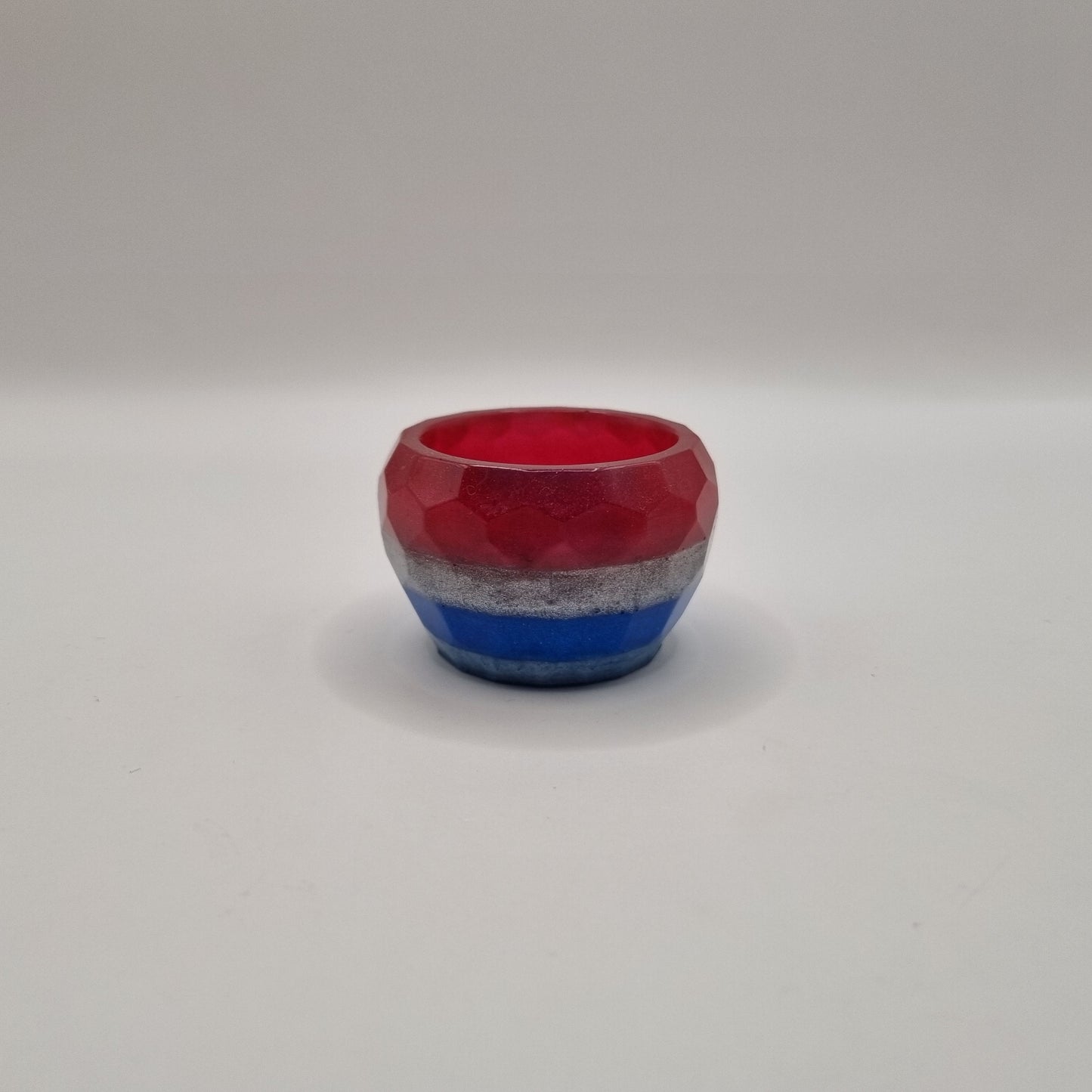 Multi-Colour Teddy Bear & Ring Pot