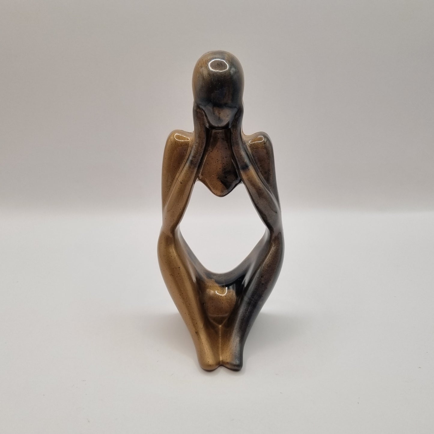 Set of 3 Copper & Black 'Thinkers'