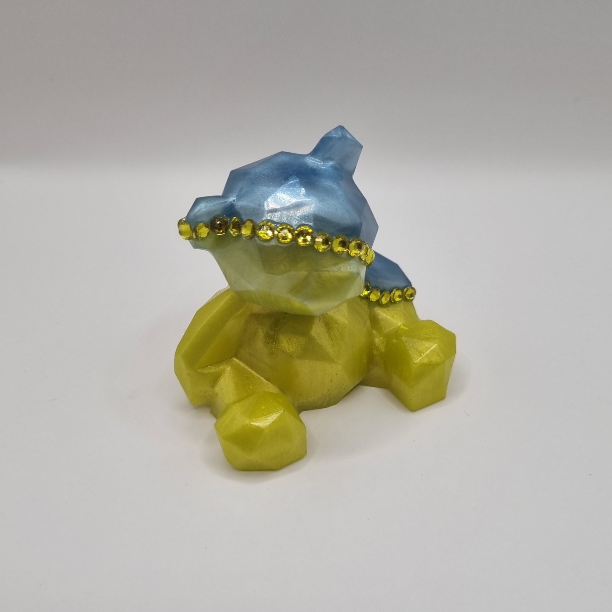 Yellow & Blue Teddy Bear