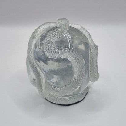 Small Skull Clear Paperweight