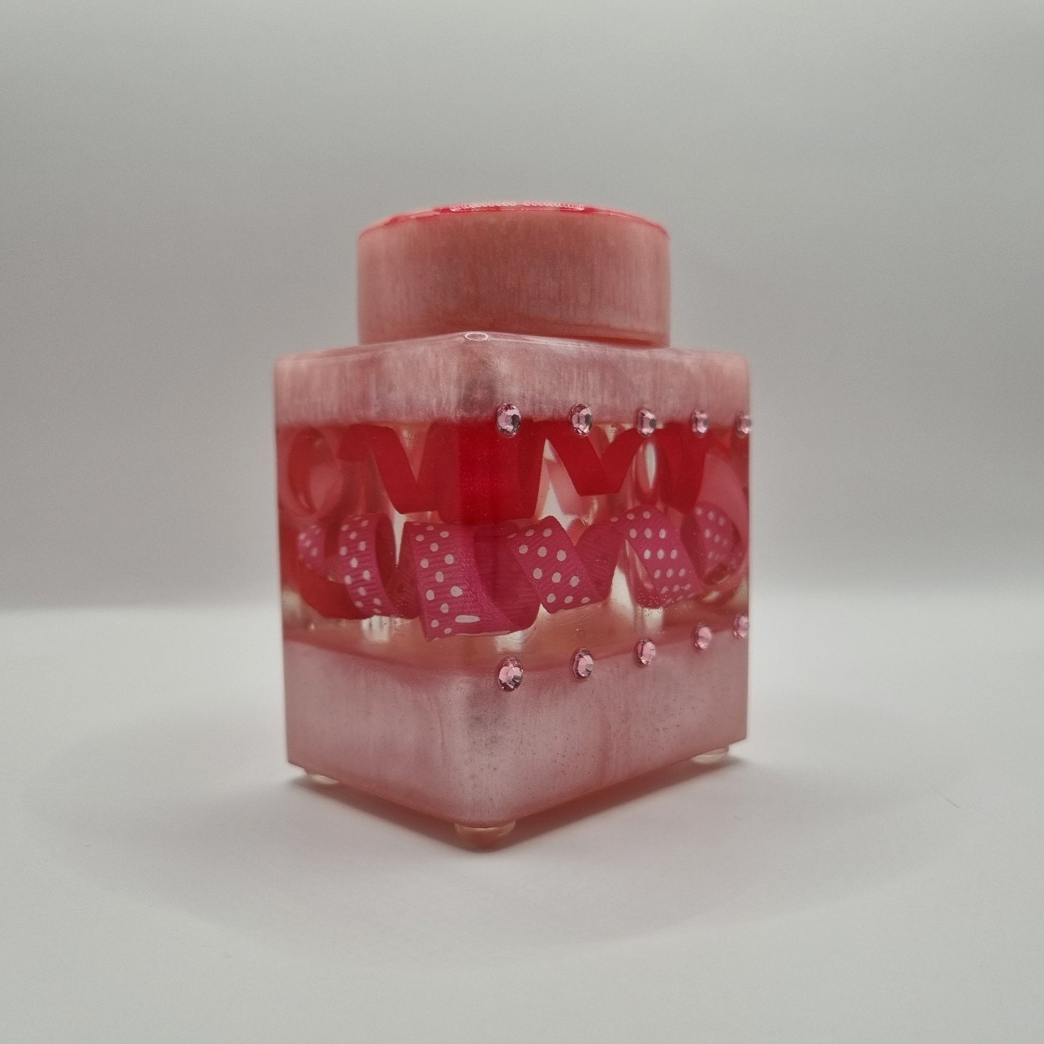 Birthday Cake 2-piece Set - Decorative Storage Jar and Tray