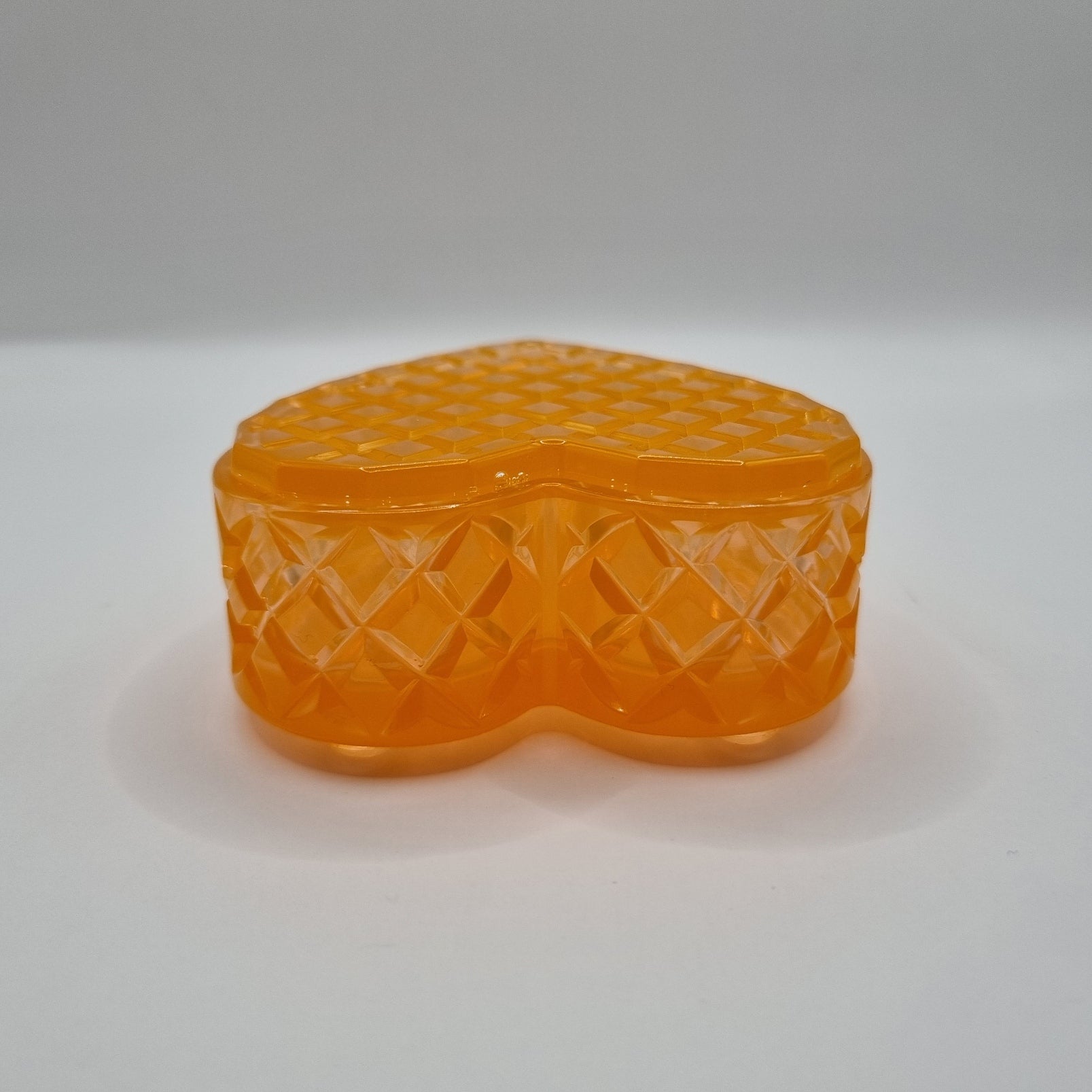 Orange Heart Shaped Box