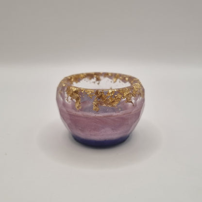 Purple & Gold Foil Ring Pot