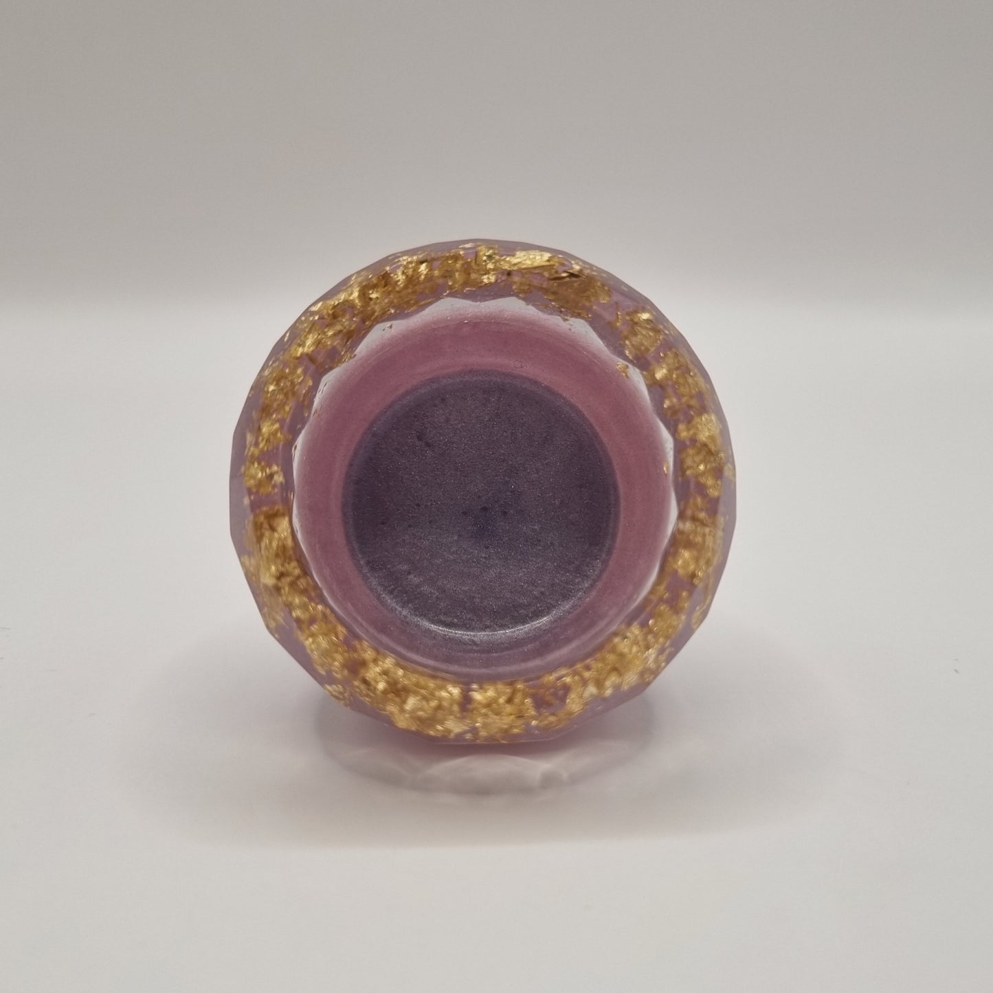 Purple & Gold Foil Ring Pot