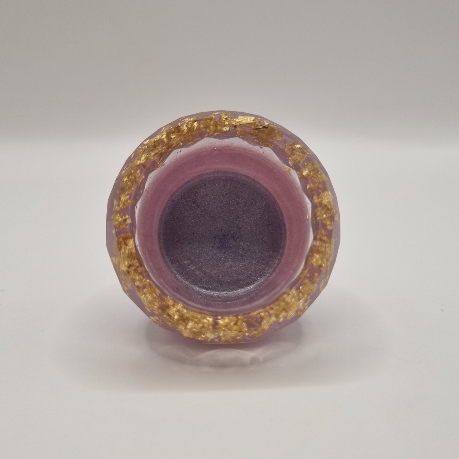 Purple & Gold Foil Ring Pot