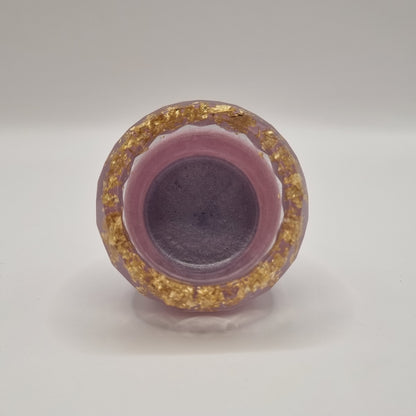 Purple & Gold Foil Ring Pot