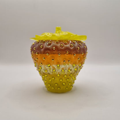 Novel Sunshine Strawberry Trinket Pot