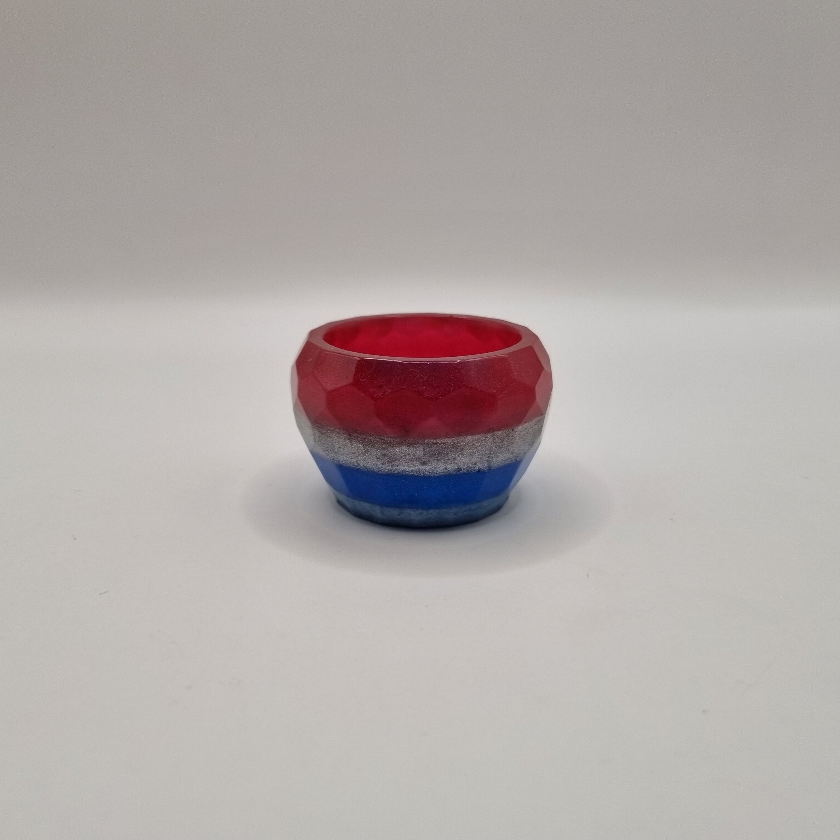 Multi-Colour Teddy Bear & Ring Pot